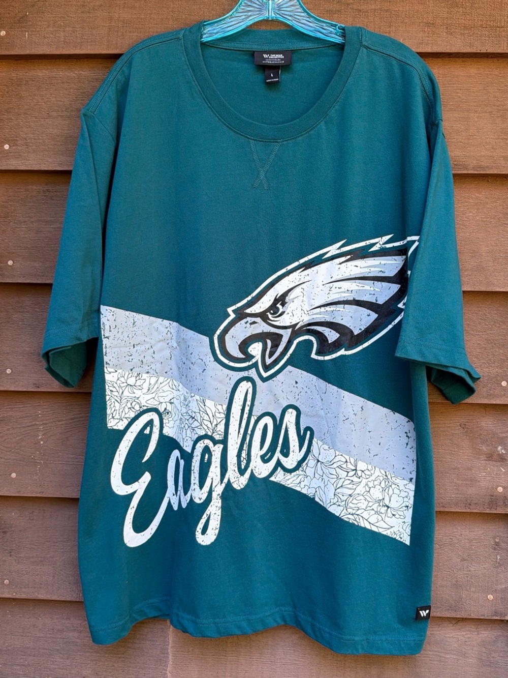 The Wild Collective for Anthropologie Philadelphia Eagles T Shirt L